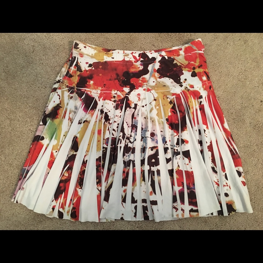 Multi-color dress skirt